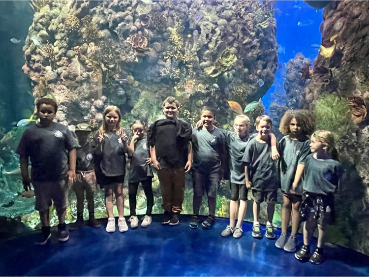 2nd grade in front of tank 