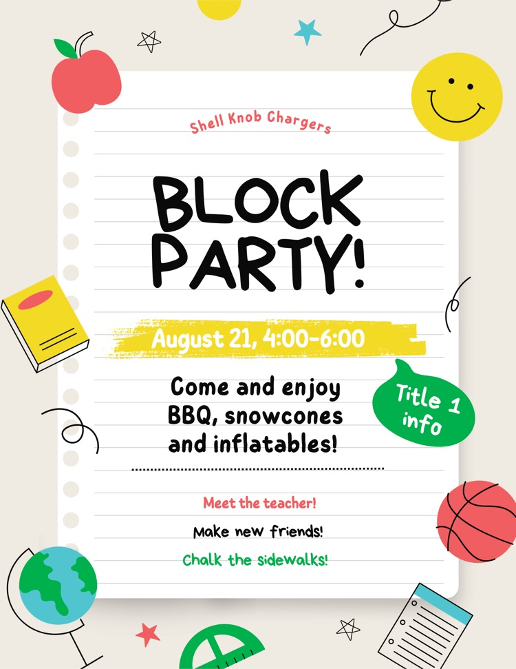 block party flyer
