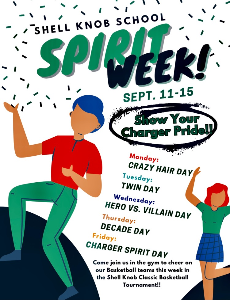 spirit week schedule 